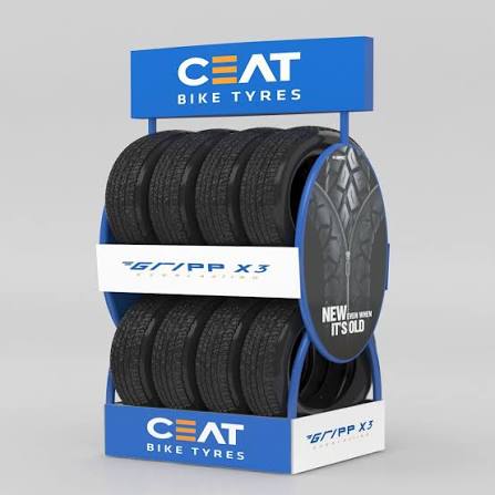 CEAT Milaze X5 90/100-10 53J Tubeless Scooter Tyre